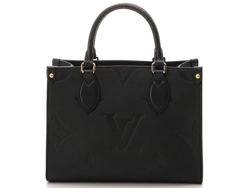LOUIS VUITTON Bag On The Go Monogram Empreinte Noir Black
